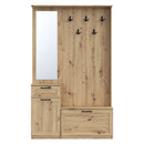 Niko 111cm Hallway Set with Mirror and Drawer (NIKD041)