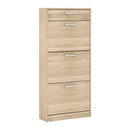 Niko 59cm 3 Tier Shoe Cabinet with Drawer (NIKD311)