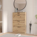 Niko 84cm 3 Tier Shoe Cabinet with Drawer (NIKD321)