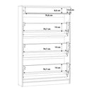 Niko 84cm 3 Tier Shoe Cabinet with Drawer (NIKD321)