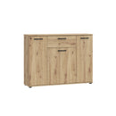 Niko 110cm 3 Door 1 Drawer Sideboard (NIKK35)