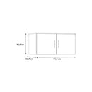 Niko 82cm 2 Door Wardrobe Top Unit (NIKN82)