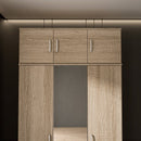 Niko 123cm 3 Door Wardrobe Top Unit (NIKN83)