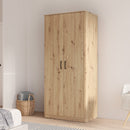 Niko 82cm 2 Door Wardrobe (NIKS80)