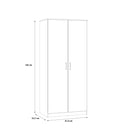 Niko 82cm 2 Door Wardrobe (NIKS80)