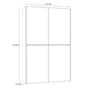 Ozzula 121 cm Sliding Cabinet