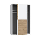 Ozzula 120 cm Sliding Wardrobe OZLS62238
