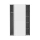 Ozzula 120 cm Sliding Wardrobe X10