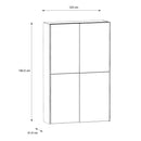 Ozzula 120 cm Sliding Cabinet