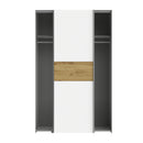 Ozzula 120 cm Sliding Wardrobe X8