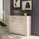 Portland Shoe Cabinet with 2 Doors and 2 Drawers