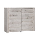 Portland Shoe Cabinet with 2 Doors and 2 Drawers
