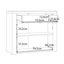 Portland Chest of Drawers with 2 Doors and 1 Drawer