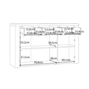 Portland Chest of Drawers with 3 Doors and 3 Drawers