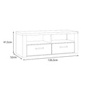 Portland TV Unit with 2 Drawers