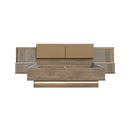 Savona Bed 160x200 with slats and with LED