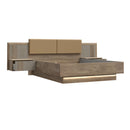 Savona Bed 160x200 with slats and with LED