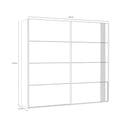 Savona Sliding 2 Door Wardrobe 220cm