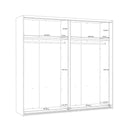 Savona Sliding 2 Door Wardrobe 220cm