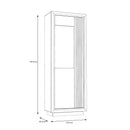 Savona left-hinged Display Cabinet