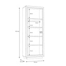 Savona right-hinged Display Cabinet