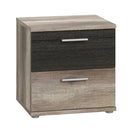 Skive 51cm 2 Drawer Bedside Table (SKVK011)