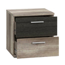 Skive 51cm 2 Drawer Bedside Table (SKVK011)
