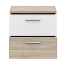 Skive 51cm 2 Drawer Bedside Table (SKVK011)
