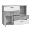 Skive 125cm 2 Door 4 Drawer Sideboard (SKVK46)