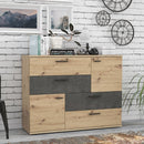 Skive 125cm 2 Door 4 Drawer Sideboard (SKVK46)
