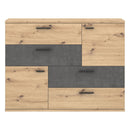 Skive 125cm 2 Door 4 Drawer Sideboard (SKVK46)