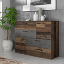Skive 125cm 2 Door 4 Drawer Sideboard (SKVK46)