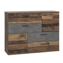 Skive 125cm 2 Door 4 Drawer Sideboard (SKVK46)