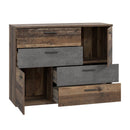 Skive 125cm 2 Door 4 Drawer Sideboard (SKVK46)
