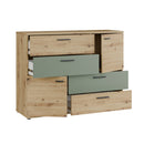 Skive 125cm 2 Door 4 Drawer Sideboard (SKVK46)