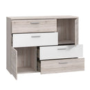 Skive 125cm 2 Door 4 Drawer Sideboard (SKVK46)