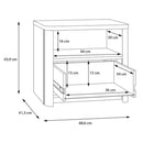 Surfinio Bedside Table With Drawer