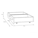 Surfinio Set of two under-bed drawers