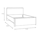 120 × 200 cm bed frame with slatted base