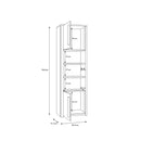 Narrow 60 cm bookcase