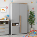110 cm three-door Wardrobe