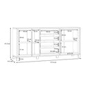 Trondheim sideboard L