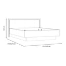 Trondheim bed frame with slatted base