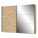 Trondheim Sliding Wardrobe With Mirror