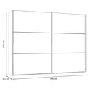 Trondheim Sliding Wardrobe With Mirror