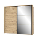 Trondheim Sliding Wardrobe With Mirror and LED