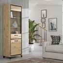 Trondheim narrow display cabinet