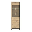 Trondheim narrow display cabinet
