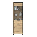 Trondheim narrow display cabinet