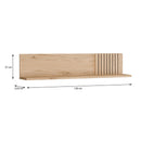 Verniq 120 cm Wall Shelf